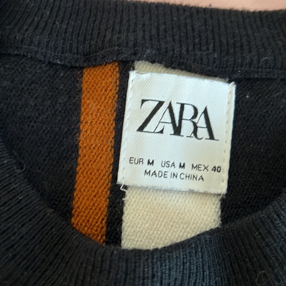 Men’s Zara sweater.  Size medium.  Like new condition.  Only worn once. - Picture 2 of 3